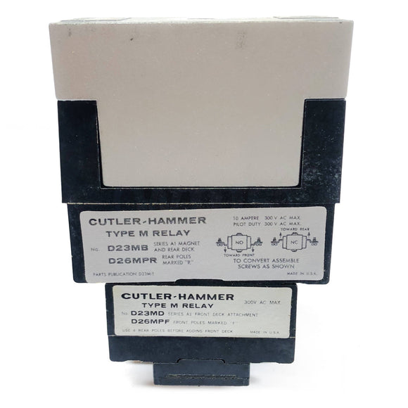 Cutler-Hammer D23MR51A Type 'M' Relay