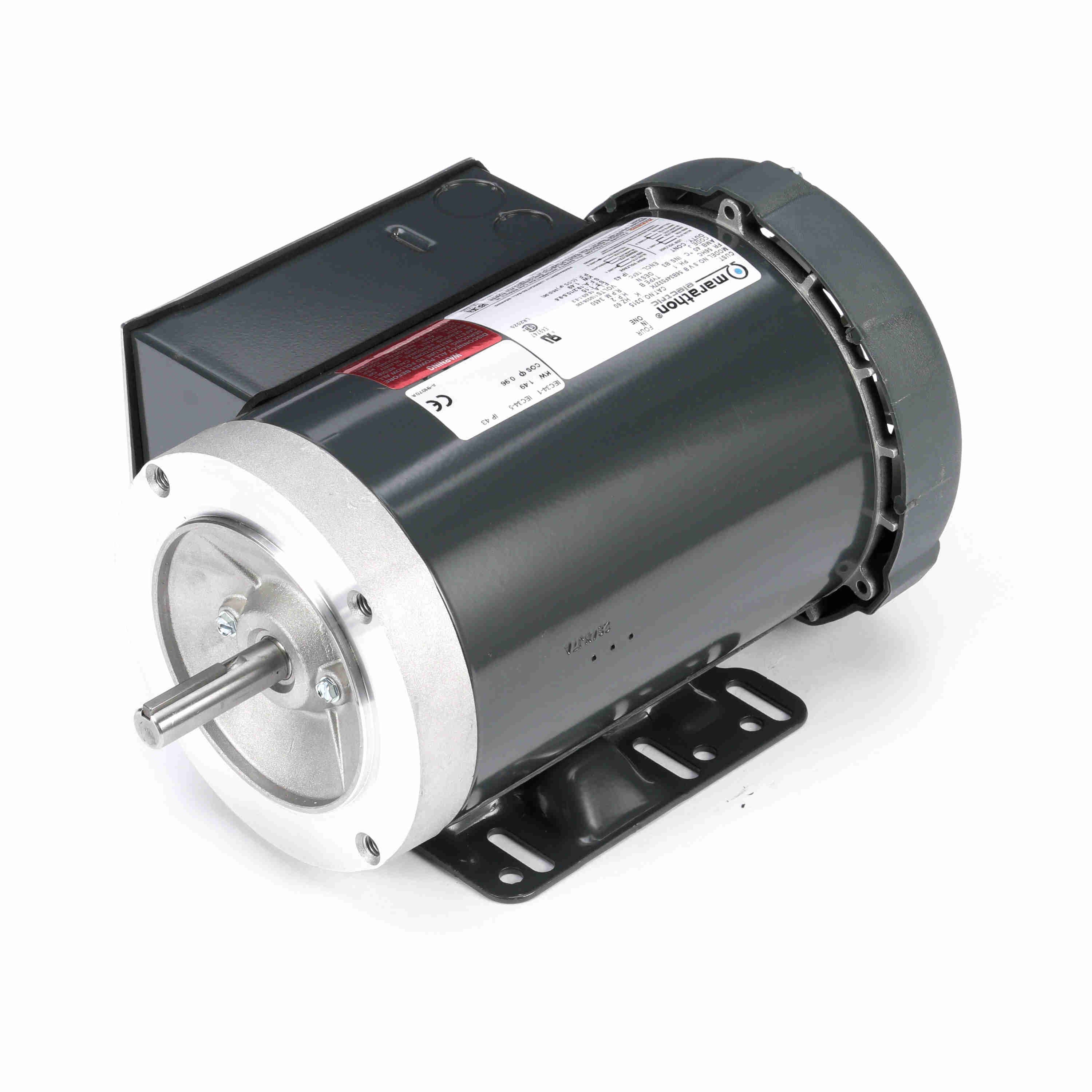 D315 Marathon 2HP General Purpose Electric Motor, 3600RPM