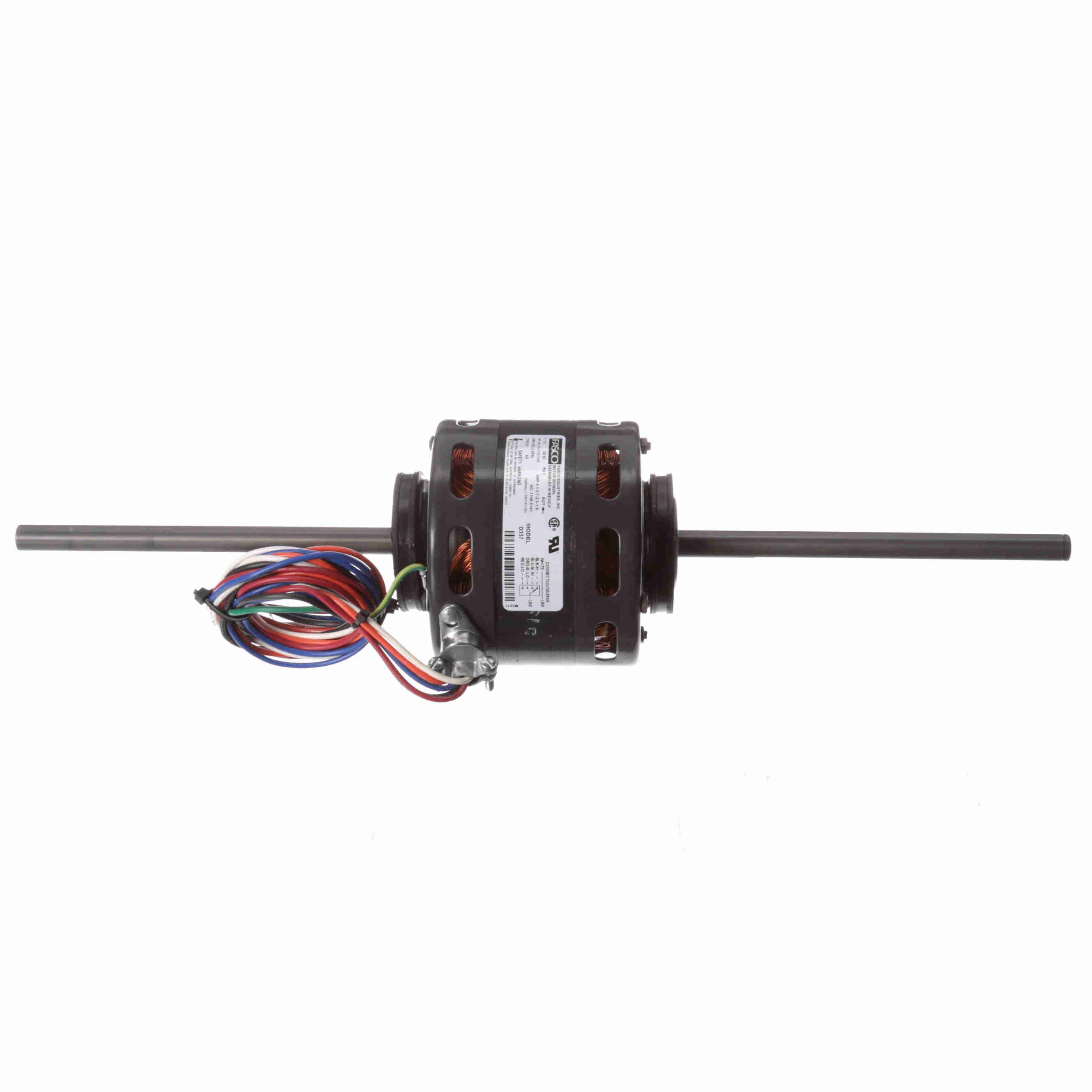 D337 Fasco 1/8,1/10,1/12,1/15HP Room Air Conditioner Electric Motor, 1550RPM - 0