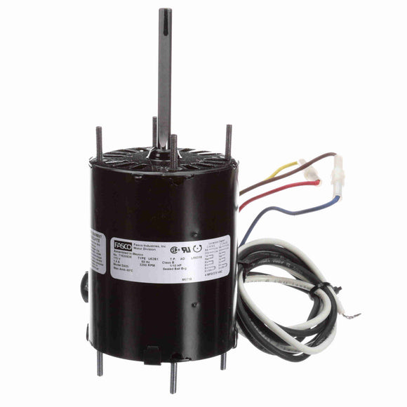 D405 Fasco 1/10HP Electric Motor, 3.3" Diameter, 3200RPM