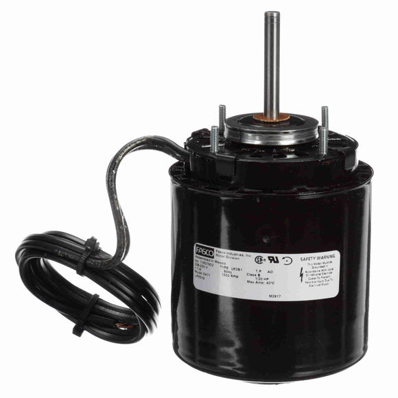 D471 Fasco 1/20HP Electric Motor, 1550 RPM, 3.3"