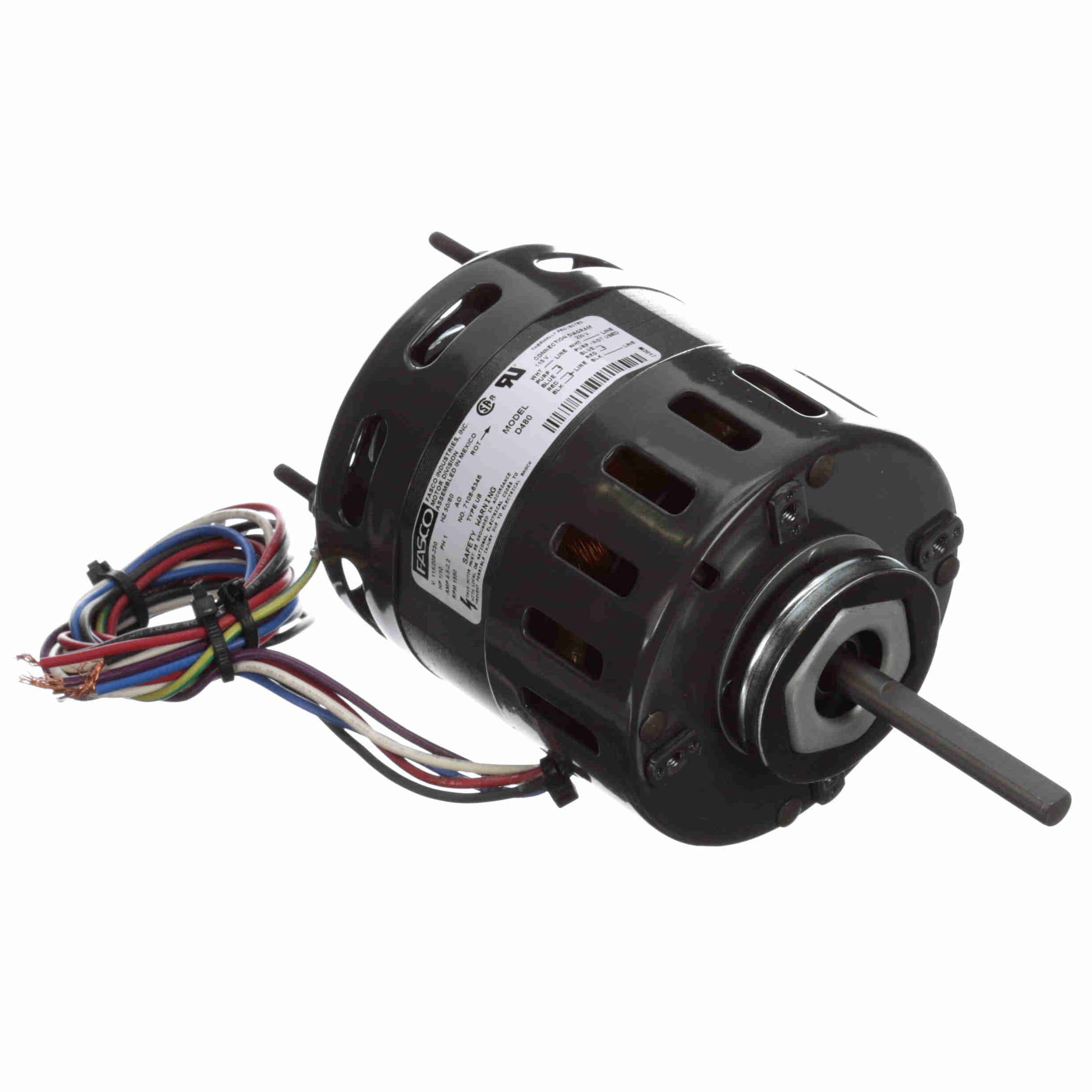 D480 Fasco 1/10HP Refrigeration Electric Motor, 1550RPM