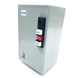 ECC03C1AAA Eaton Enclosed Lighting Contactor, 30Amp, 110V.