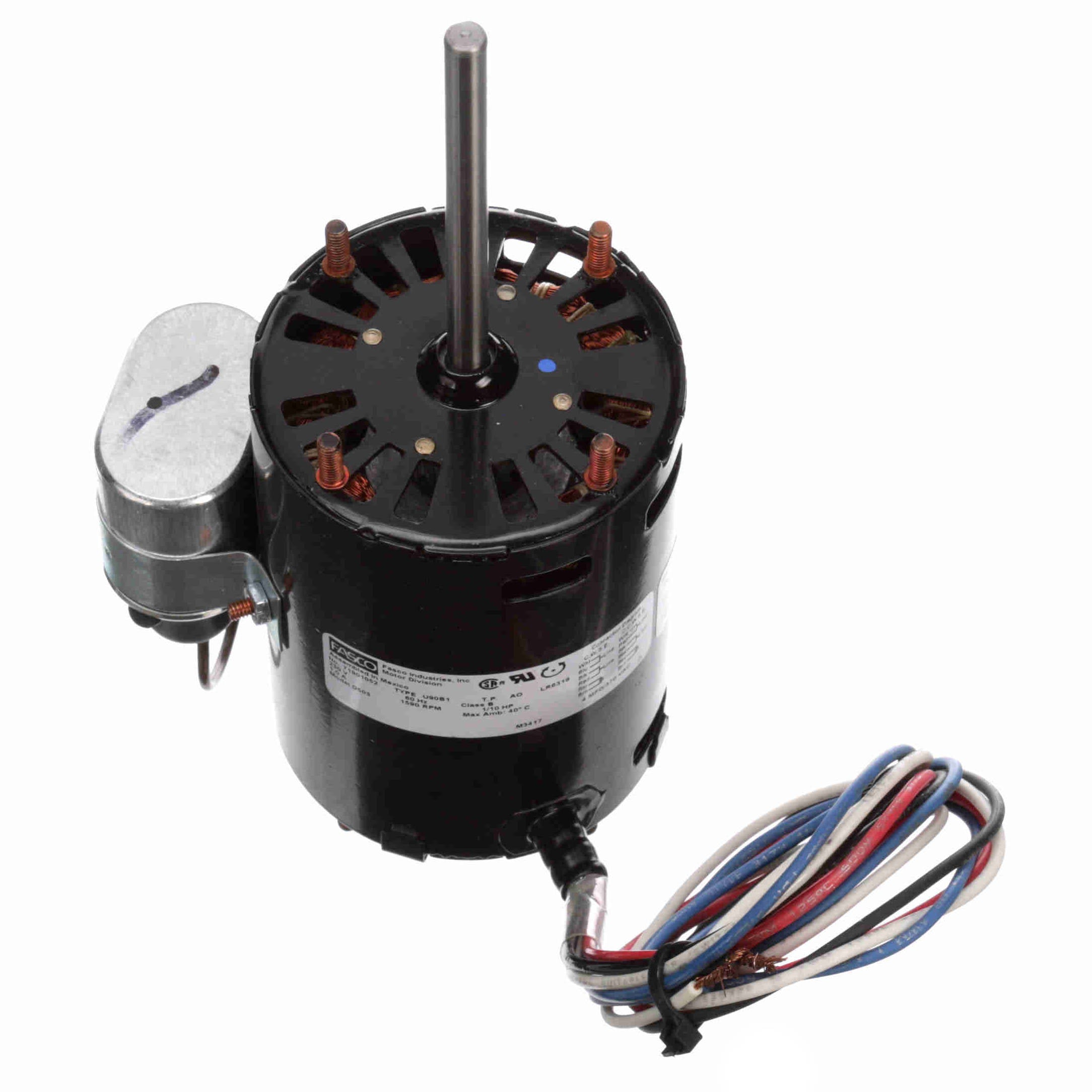 D503 Fasco 1/10HP Electric Motor, 3.3" Diameter, 1590RPM - 0