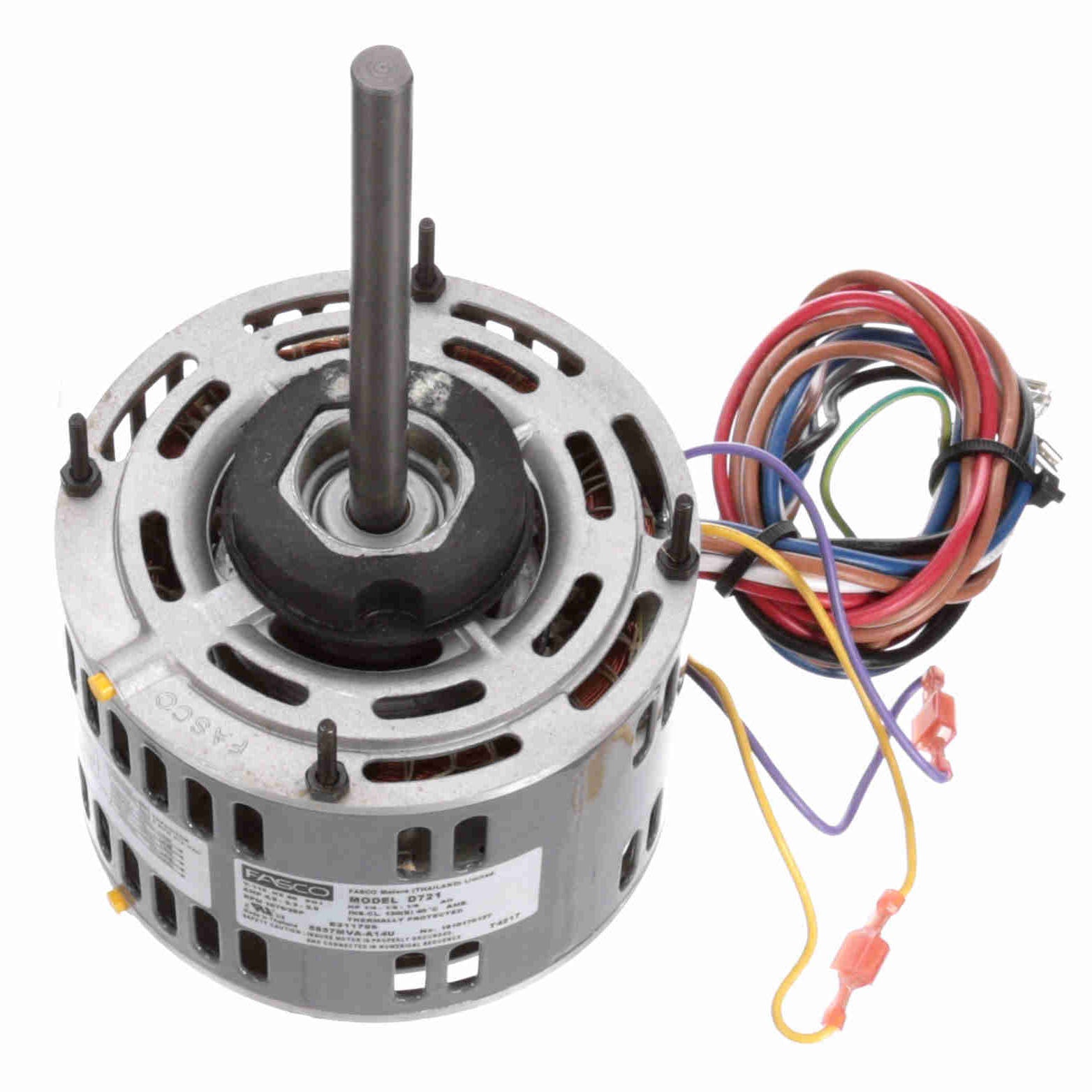 D721 Fasco 1/4 - 1/5 - 1/6HP Electric Motor, 5.6" Diameter, 1075 RPM - 0