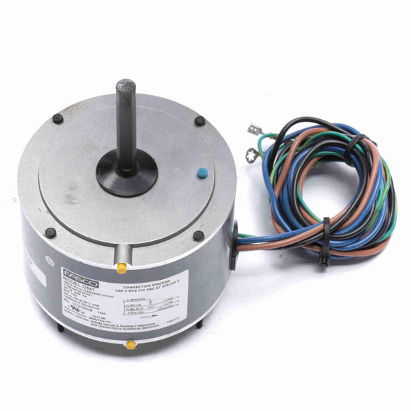 D847 Fasco 1/8HP OEM Replacement Electric Motor, 1125RPM
