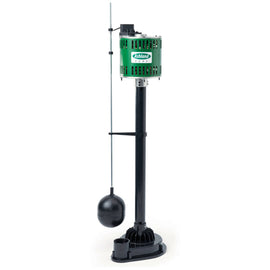 PED33 Ashland 1/3HP Thermoplastic Pedestal Sump Pump, 115VAC Single Phase