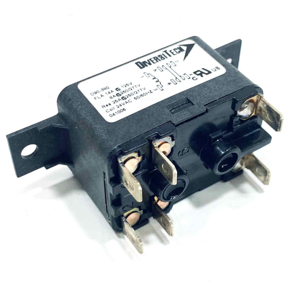 D90-380 DiversiTech General Purpose Relay, Coil 24VAC, 50/60Hz