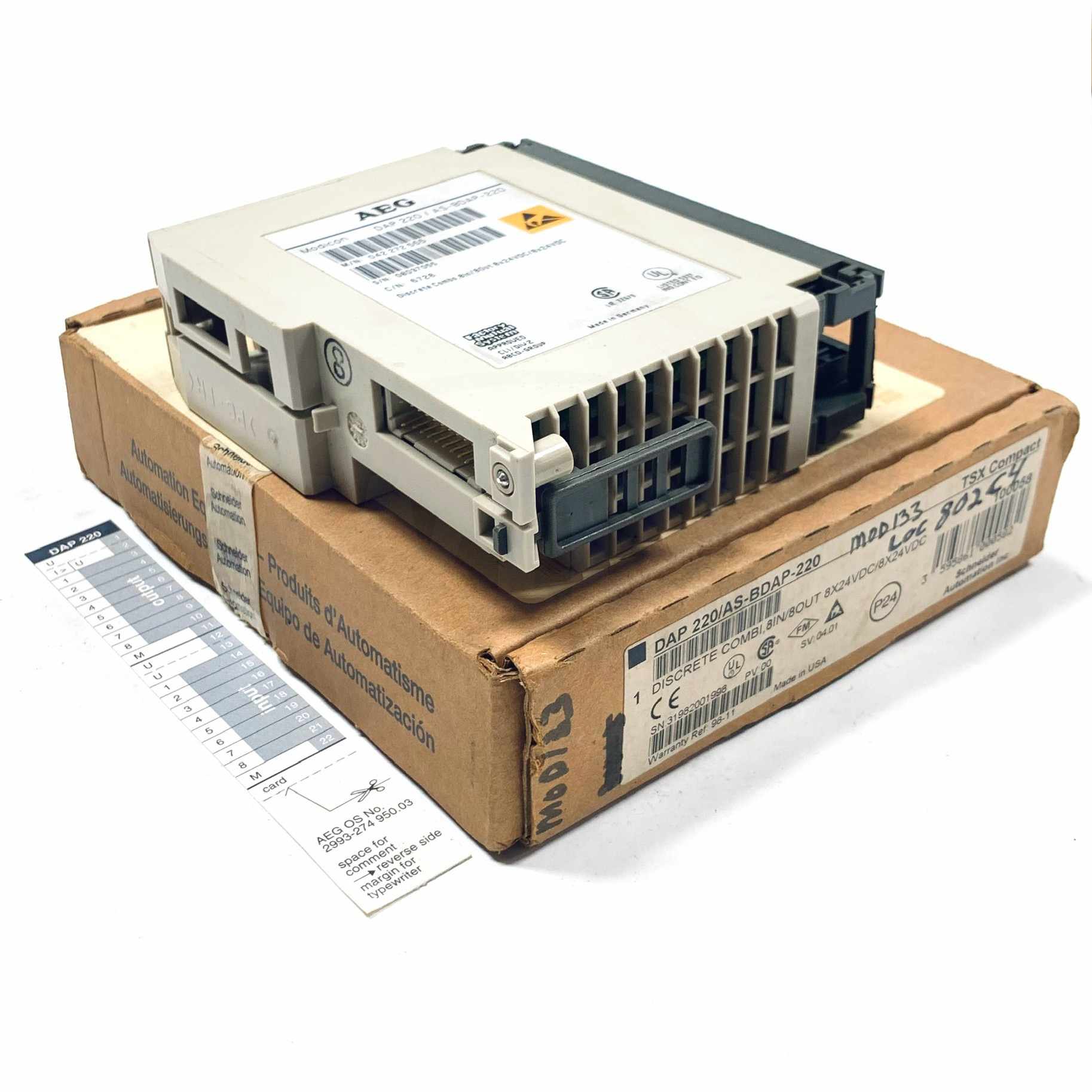 DAP 220/AS-BDAP-220 Modicon Schneider Electric Output Module
