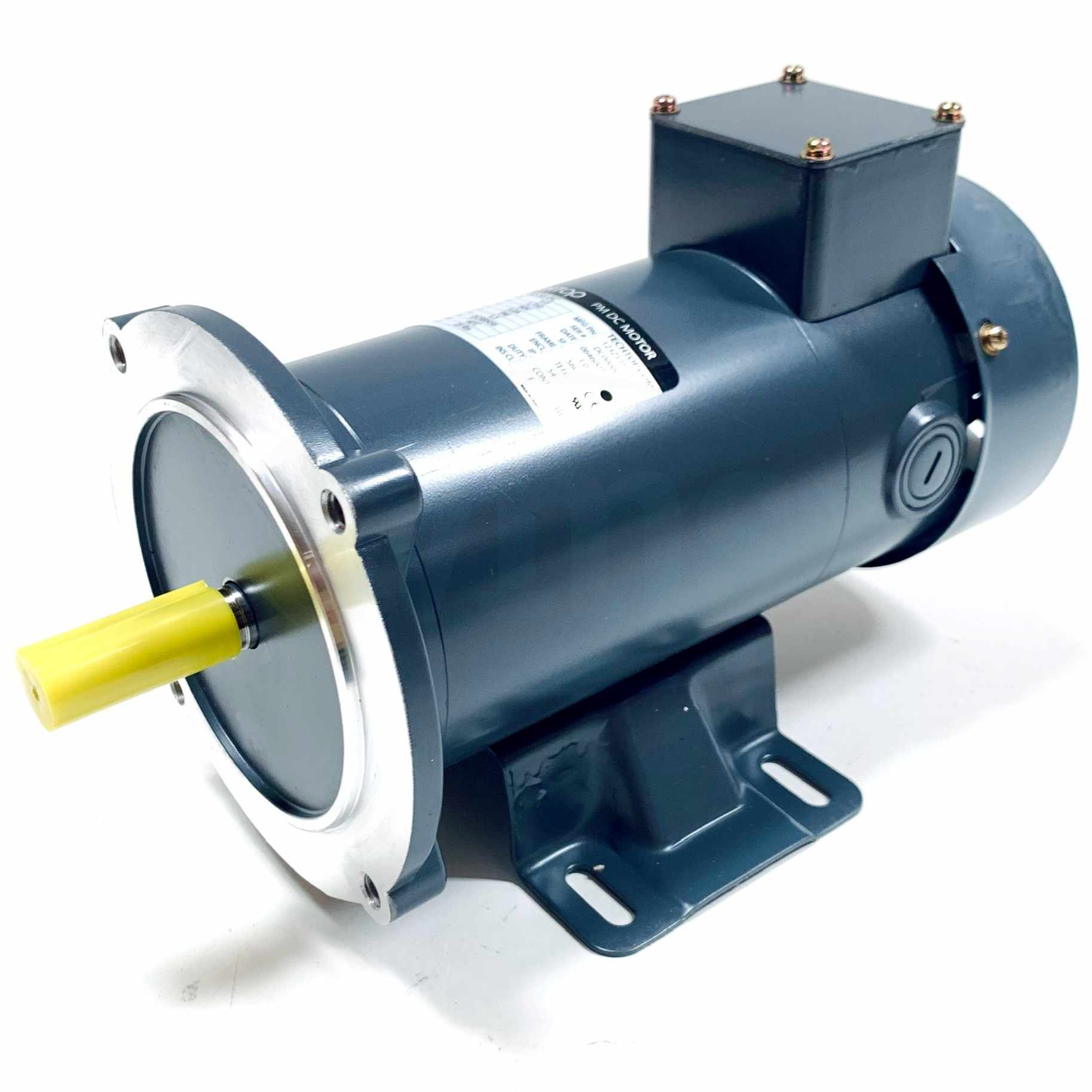 DC1-90-56-FC Techtop 1HP Permanant Magnet 90VDC Electric Motor, 1800RPM - 0