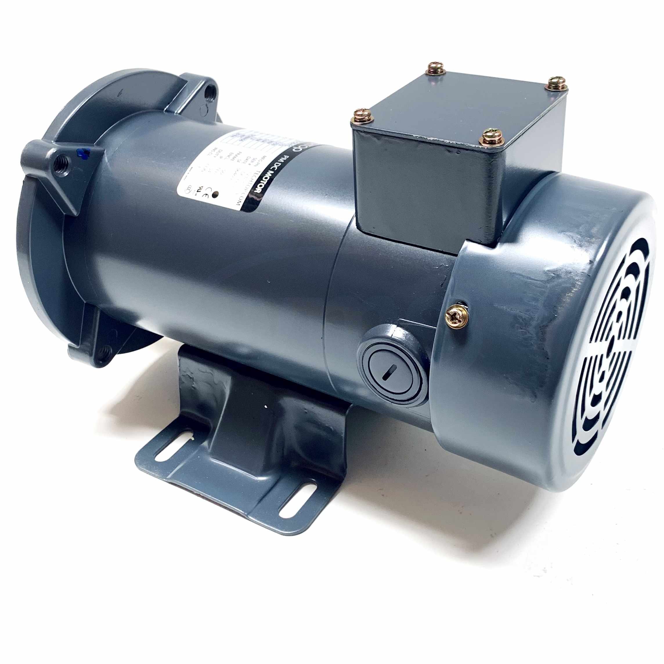 DC12-12-56-FC Techtop 1/2HP Permanant Magnet 12VDC Electric Motor, 1800RPM - 0
