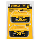 DCB206-2 DeWALT 20V MAX XR 6Ah Battery (2 Pack)-1