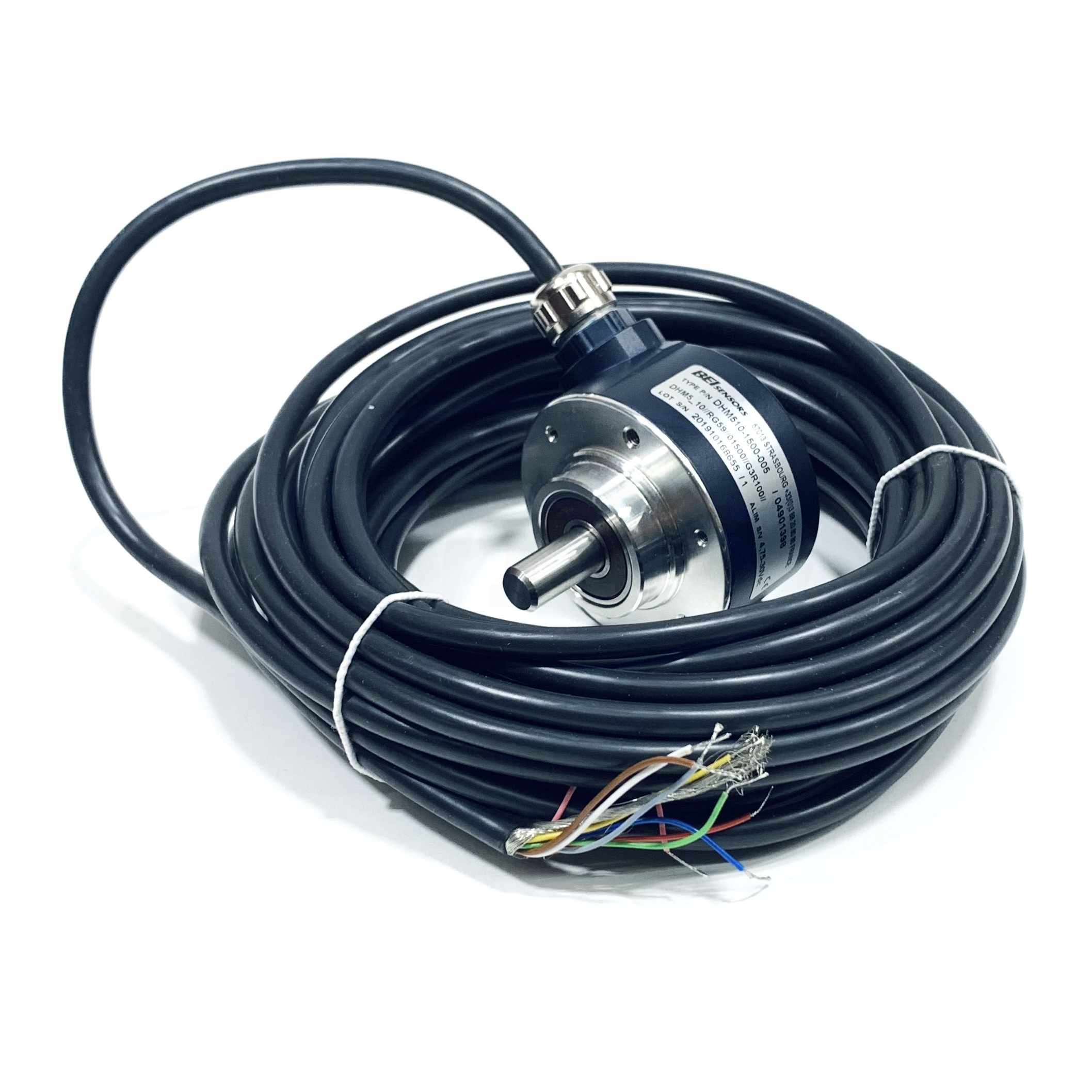 DHM510-1500-005/04901398 BEI Sensors Encoder, 8 Pin, 15FT Cable