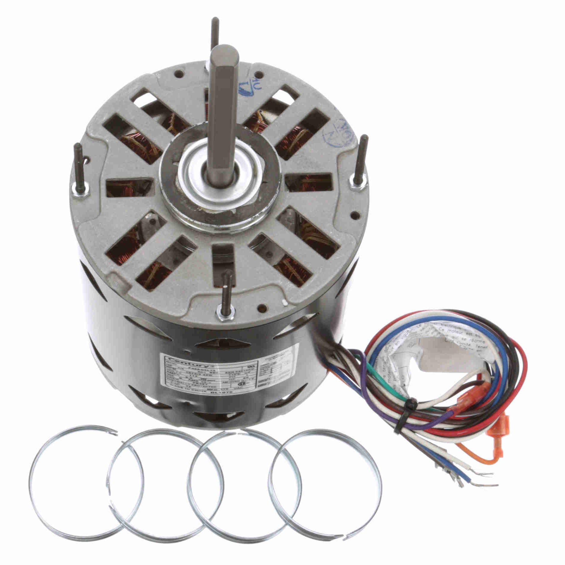 DL1076 Century 3/4HP Fan and Blower Electric Motor, 1075 RPM - 0