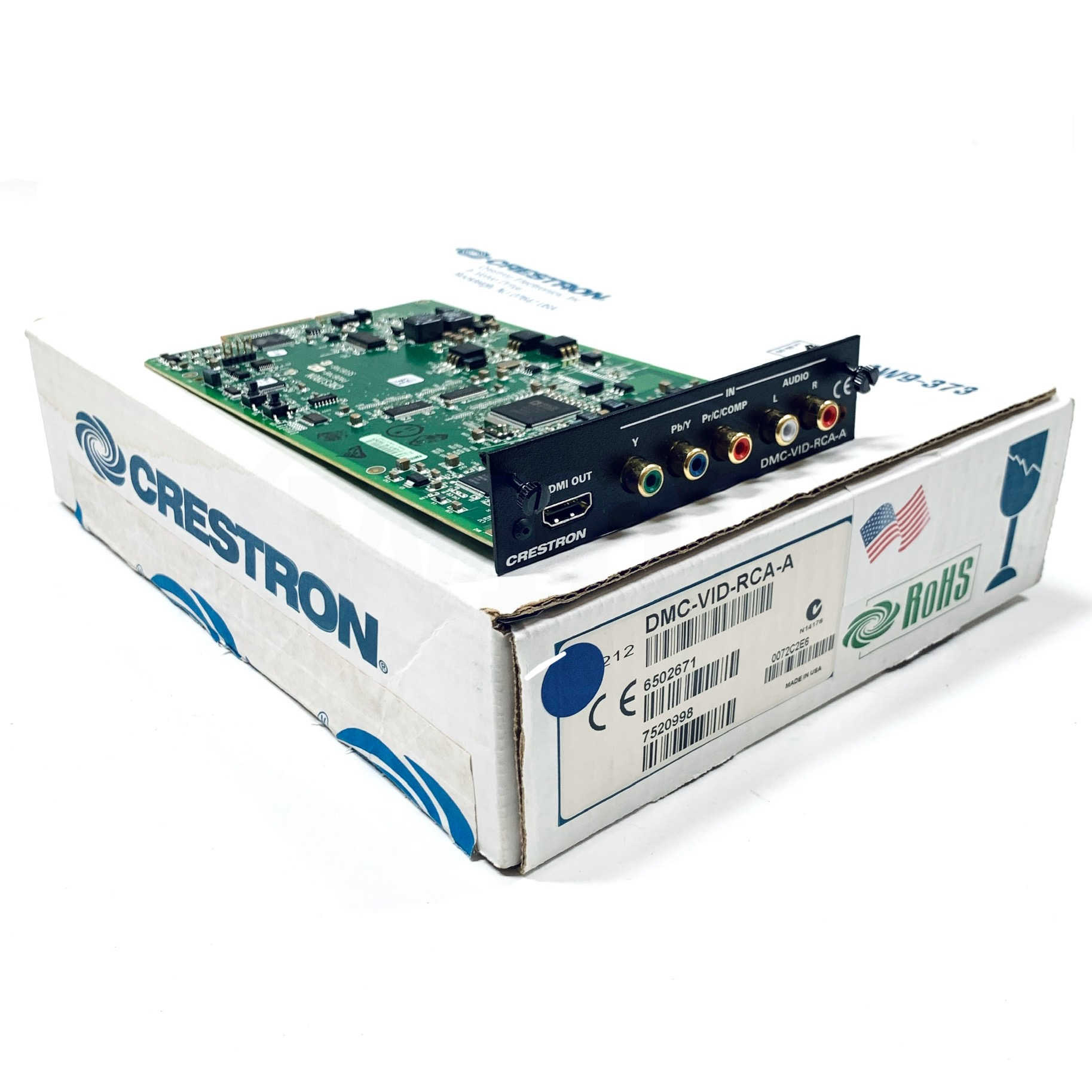 DMC-VID-RCA-A Crestron RCA Analog Video Input Card