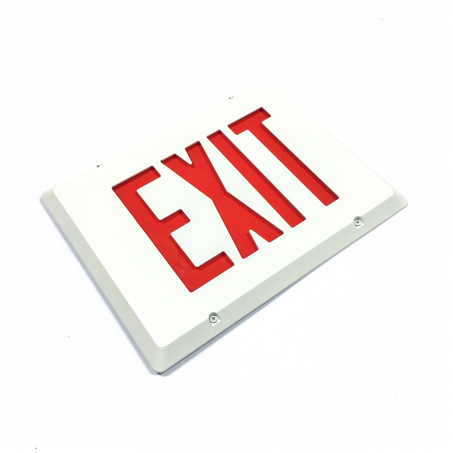 DMXMR1RAW Prescolite Die Cast LED Exit Sign, White