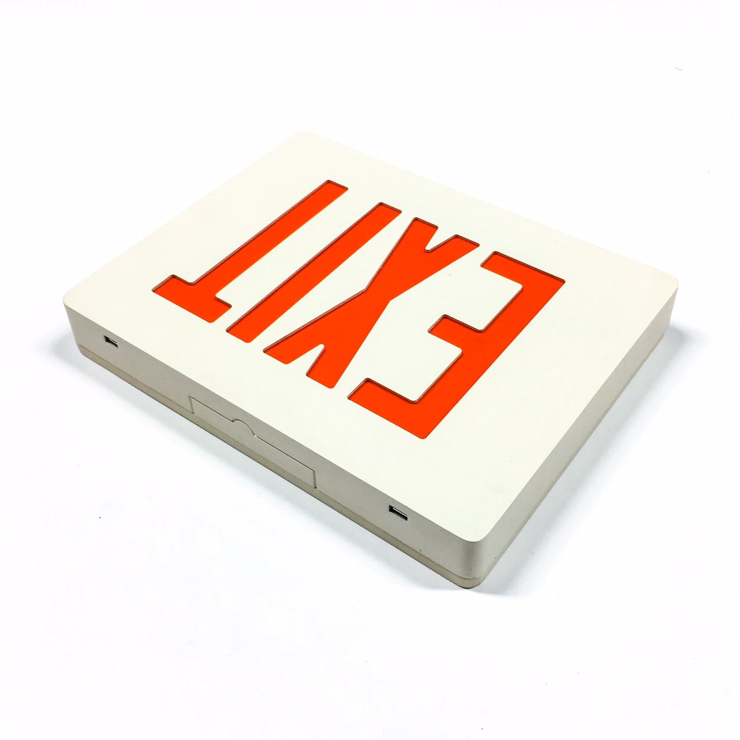DMXMR1RAW Prescolite Die Cast LED Exit Sign, White
