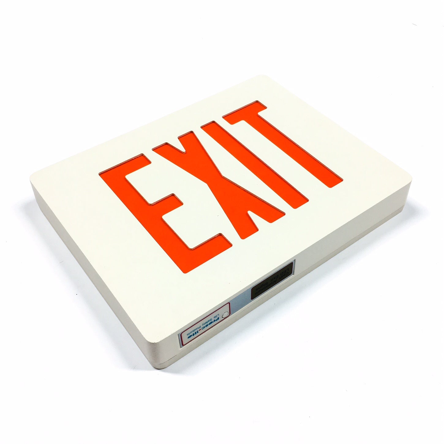 DMXMR1RAW Prescolite Die Cast LED Exit Sign, White