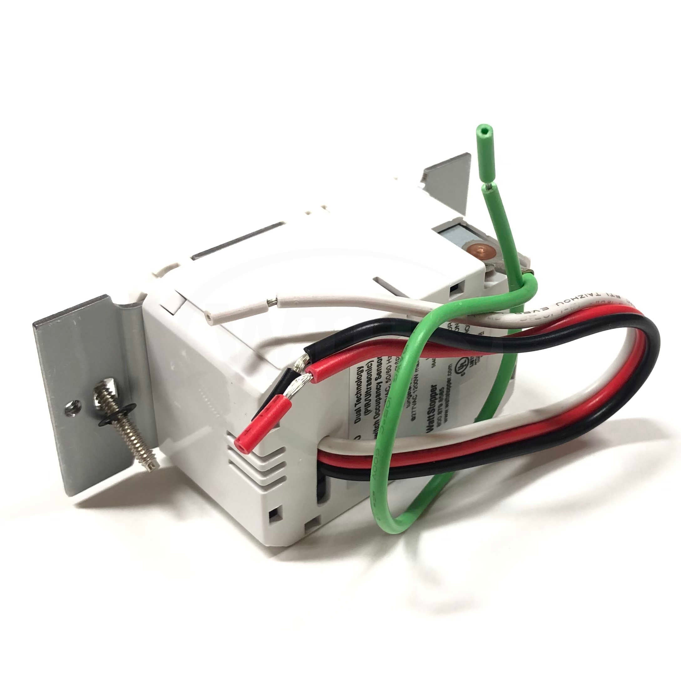 DSW-100-W WattStopper Dual Technology Wall Switch Sensor Single Relay, 120/277V