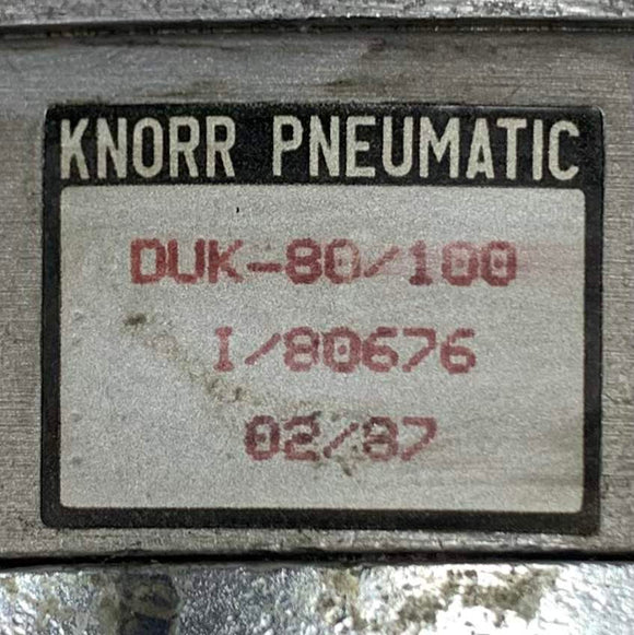 DUK-80/100 Knorr Bremise Pneumatic Cylinder