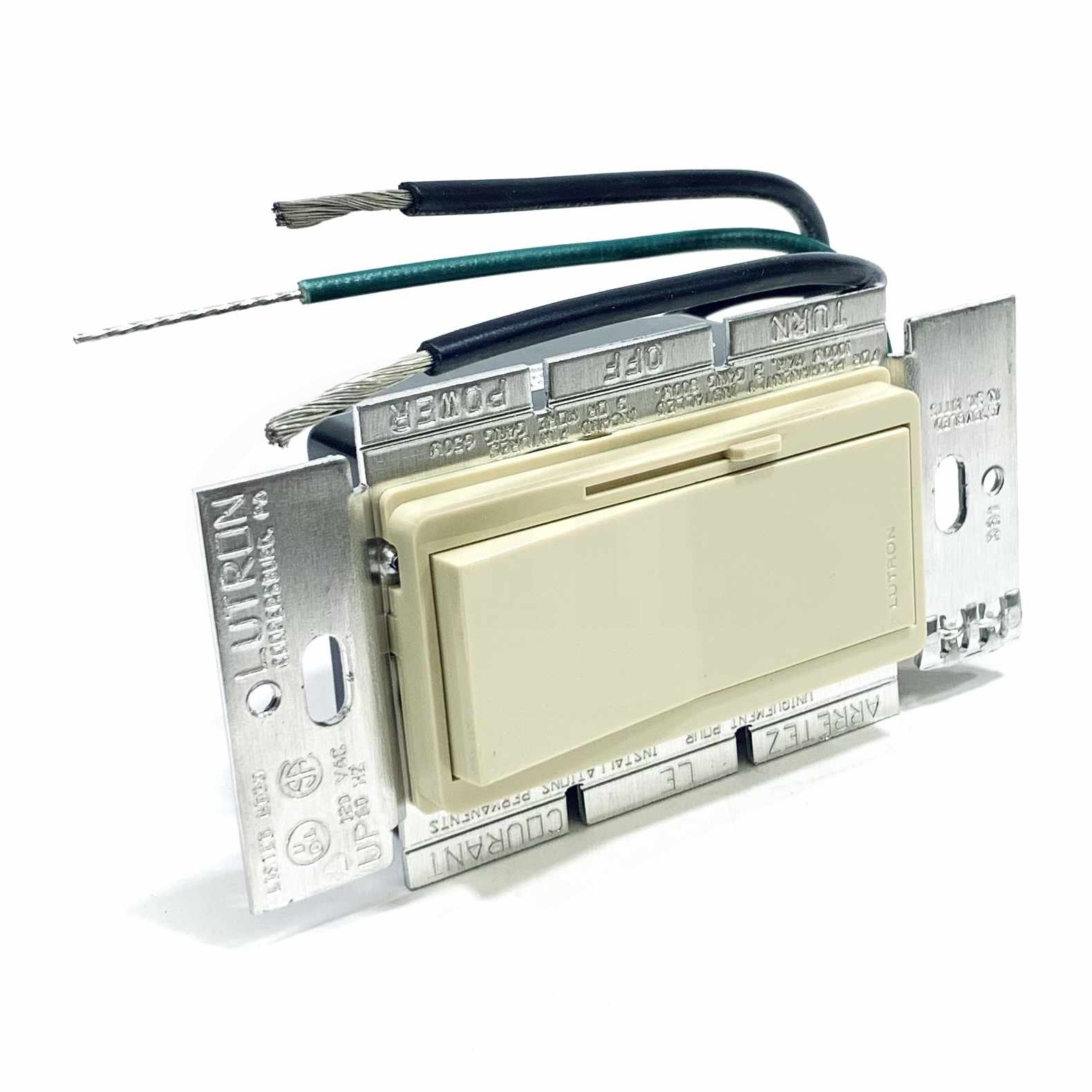 DV-10P-IV Lutron Diva Dimmer Switch, 1000W, 120V 60Hz, (Ivory)