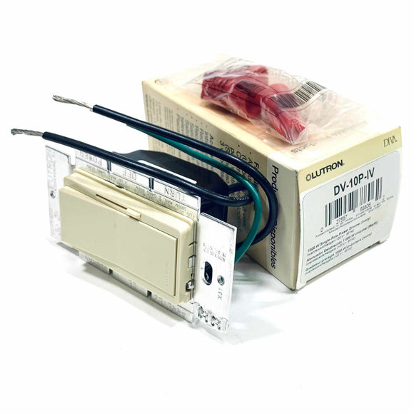 DV-10P-IV Lutron Diva Dimmer Switch, 1000W, 120V 60Hz, (Ivory)