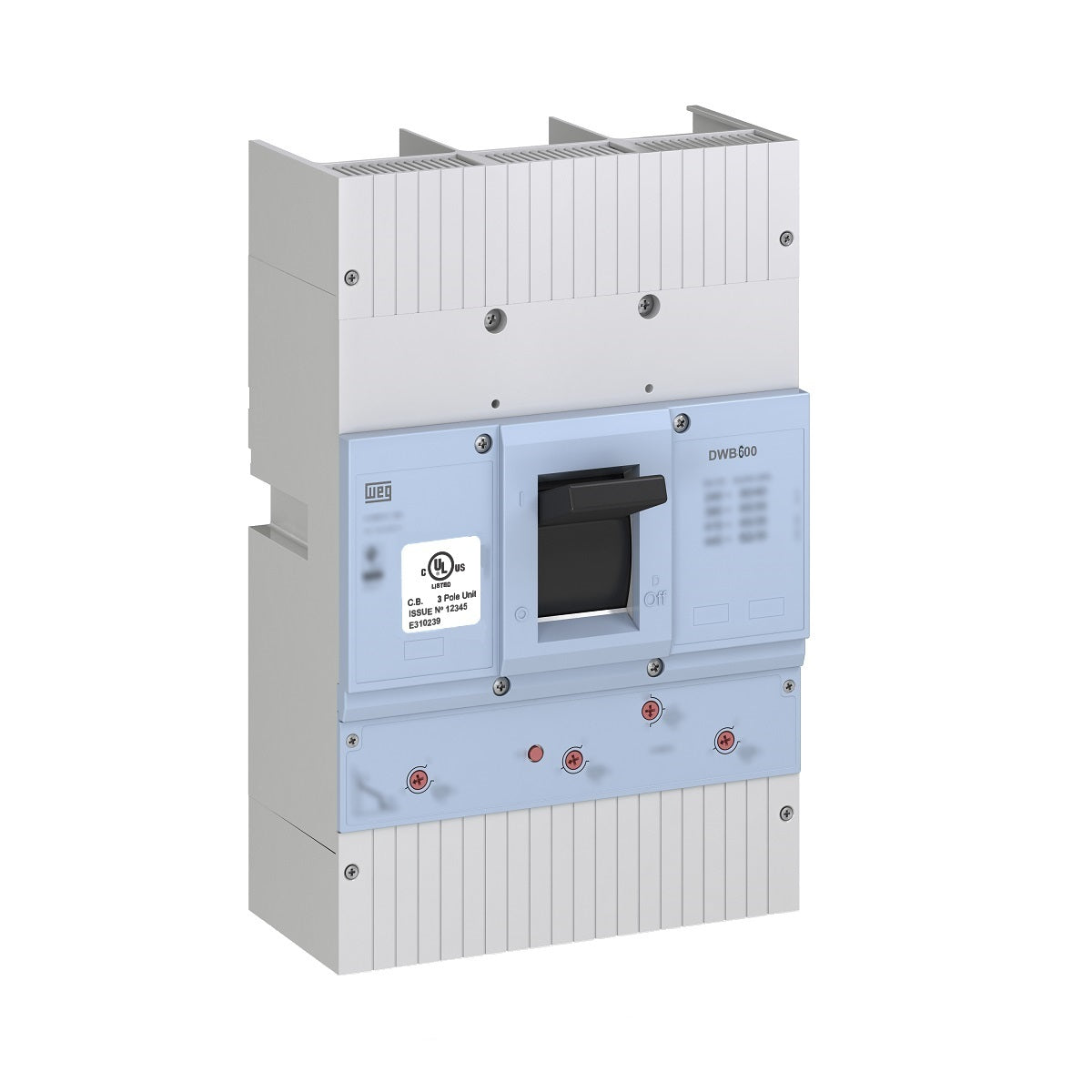 DWB600PE350-3DA WEG Molded Case Circuit Breaker, 350 Amp, 3 Pole
