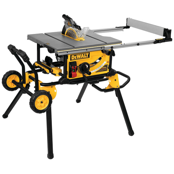 DWE7491RS DeWALT 10" Jobsite Table Saw and Rolling Stand
