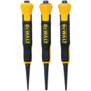 DWHT58018 DeWALT 1/32", 2/32", 3/32" Bi-Material Nail Punch Set-5