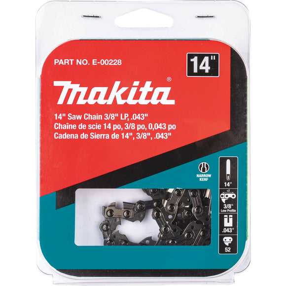E-00228 Makita 14" Saw Chain, 3/8" LP, .043"