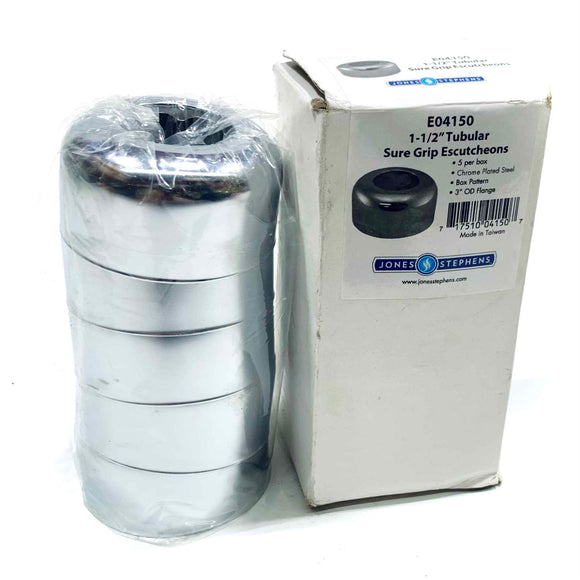 E04150 Jones Stephens 1 1/2" Tubular Sure Grip Escutcheons
