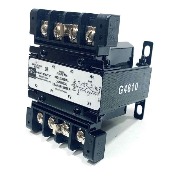 E050E EGS Hevi-Duty Transformer, .050 Kva, 60Hz, Primary Volts, 120 X 240