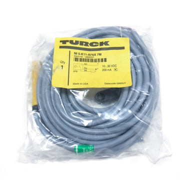 NI5-KII-AP6X 7M TURCK Inductive Sensor 11mm x 50mm Potted LED