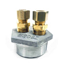 E206ZFF-999S Granby Bouchon Duplex Zamak 2"-6