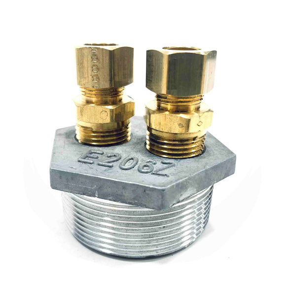 E206ZFF-999S Granby Bouchon Duplex Zamak 2"