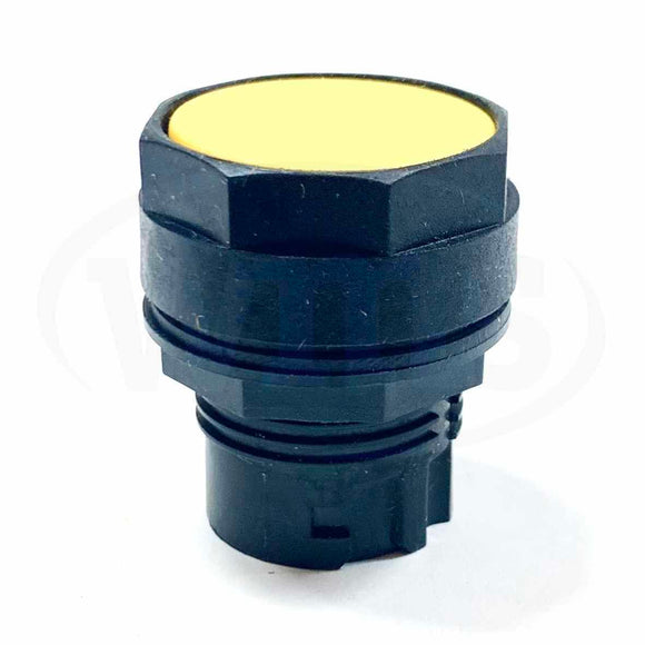 E22PB4 Cutler-Hammer Flush Push Button 25mm, Yellow, NEMA 4X