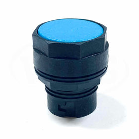 E22PB6 Cutler-Hammer Flush Push Button, 25mm, Blue, NEMA 4X