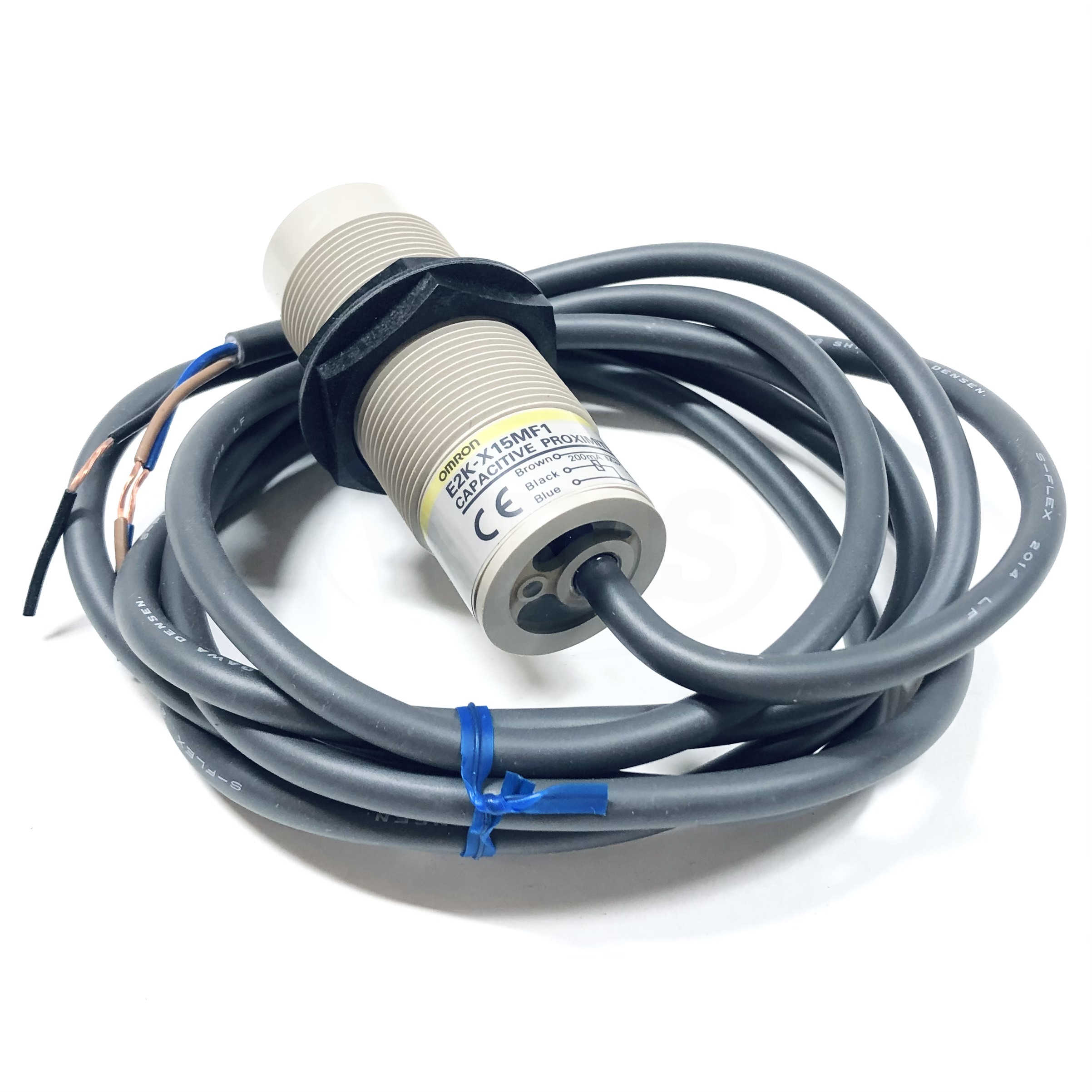 E2K-X15MF1 Omron Capacitive Proximity Sensor, 12-24VDC - 0