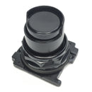 E34EHB1 Eaton Operator Button, Black, Half Shroud-1