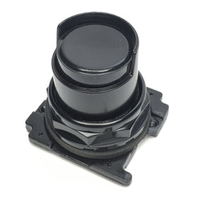 E34EHB1 Eaton Operator Button, Black, Half Shroud
