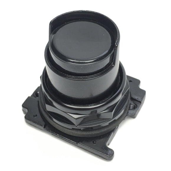 E34EHB1 Eaton Operator Button, Black, Half Shroud