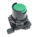 E34EHB3 Eaton Operator Button, Green, Half Shroud-1