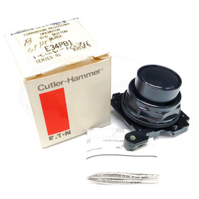 E34PB1 Cutler-Hammer Standard Button Operator, Blk