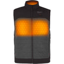 M300G-21M Milwaukee M12 Heated AXIS Vest Kit, Gray, Medium