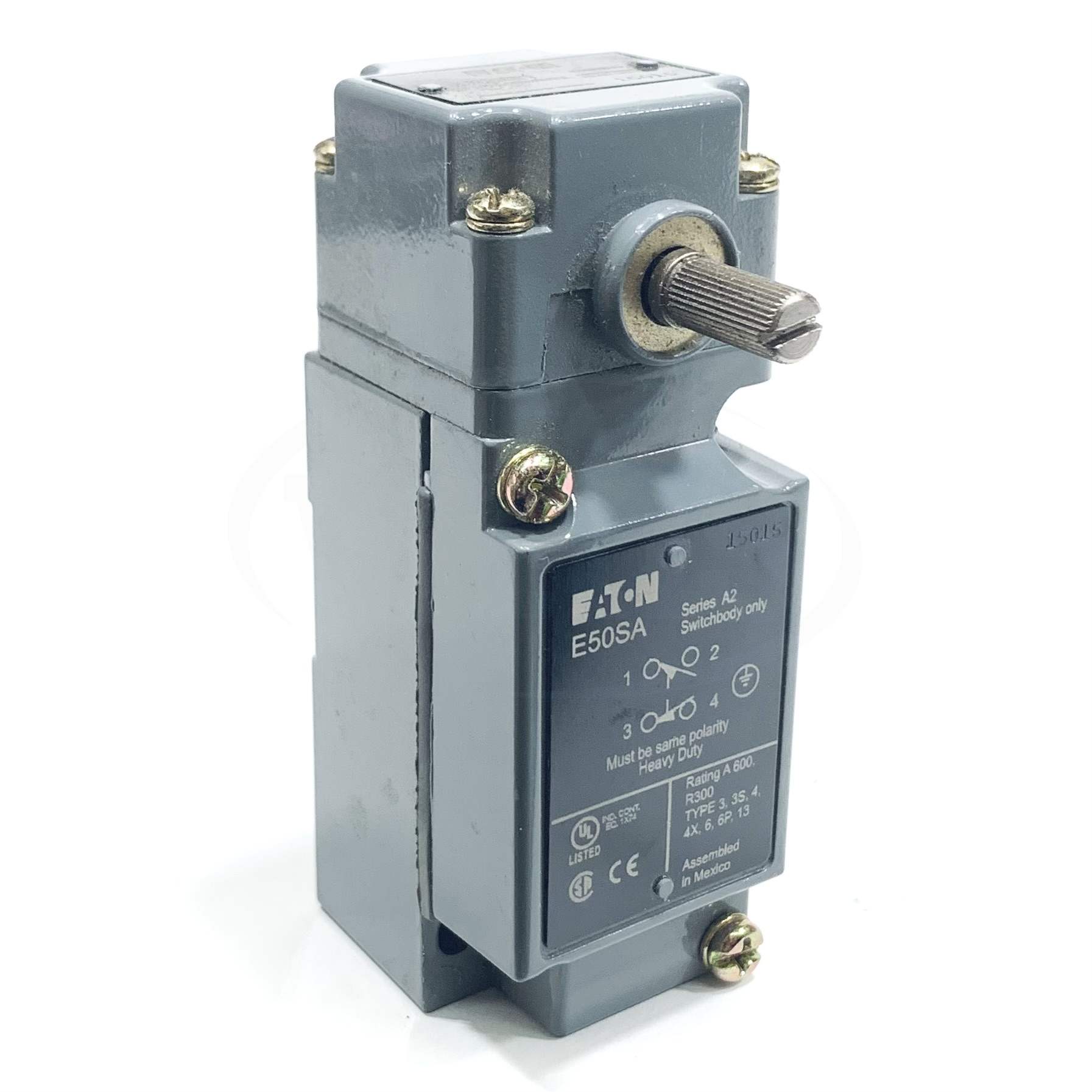 E50SA Cutler-Hammer Limit Switch Body & E50DR1 - 0