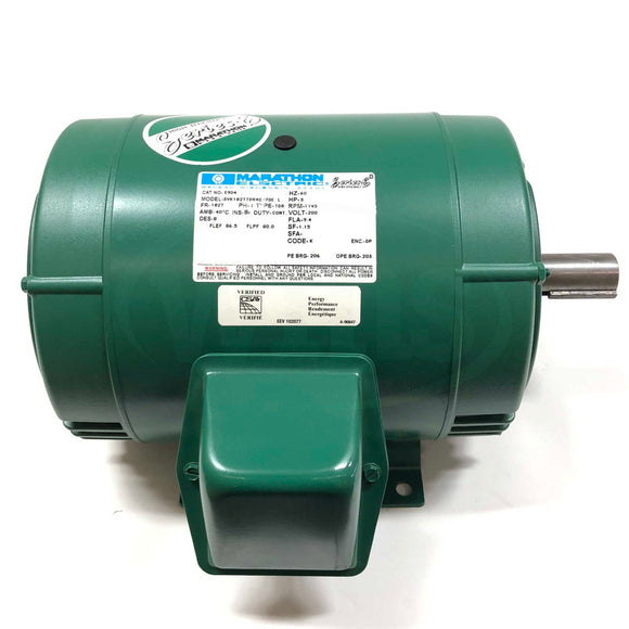 E904 Marathon 3 Hp, 1745 Rpm, 3 PH, 60 Hz, Motor