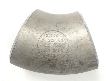 Flowline 304 Stainless Steel 45? Elbow 2" Schedule S/40S