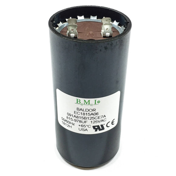 EC1815A06SP Baldor Start Capacitor, Mfd 815-978 uF