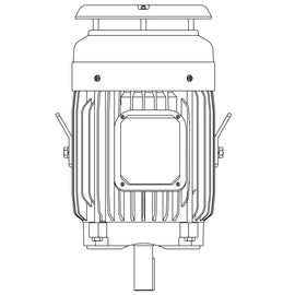NPV0102C Teco-Westinghouse 10HP MAX-PE Cast Iron Electric Motor, 3600RPM