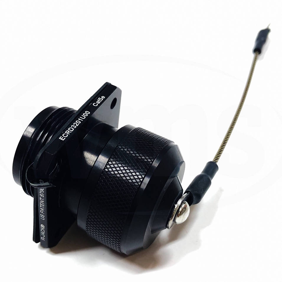 ECRD3201U00 L-Com/Infinite Electronics Ruggedized Flange Mount, Category 5e - 0